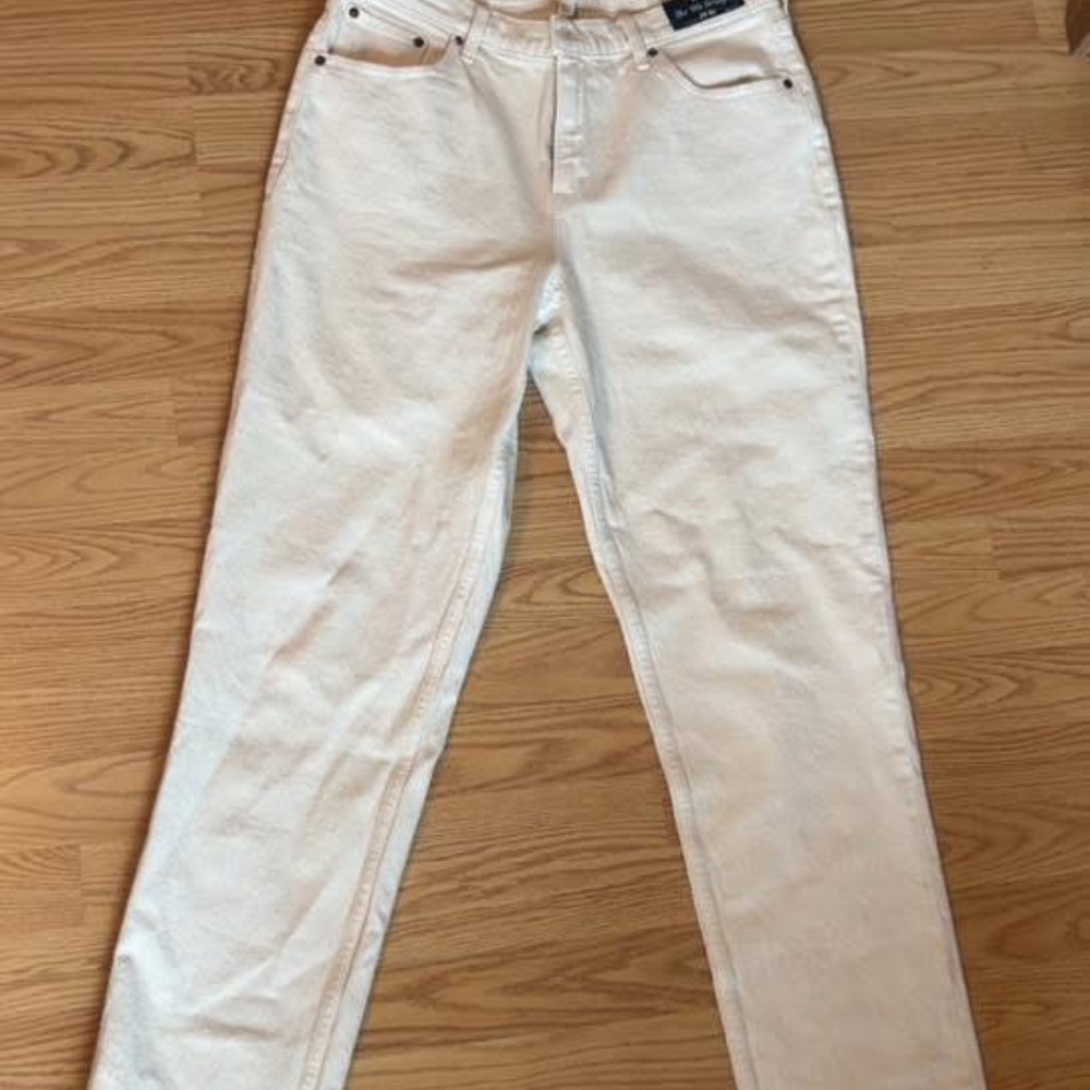 Women's Cream Jeans